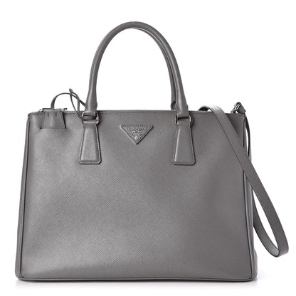 Prada Saffiano Medium Galleria Double Zip Tote Marmo 1 of 7