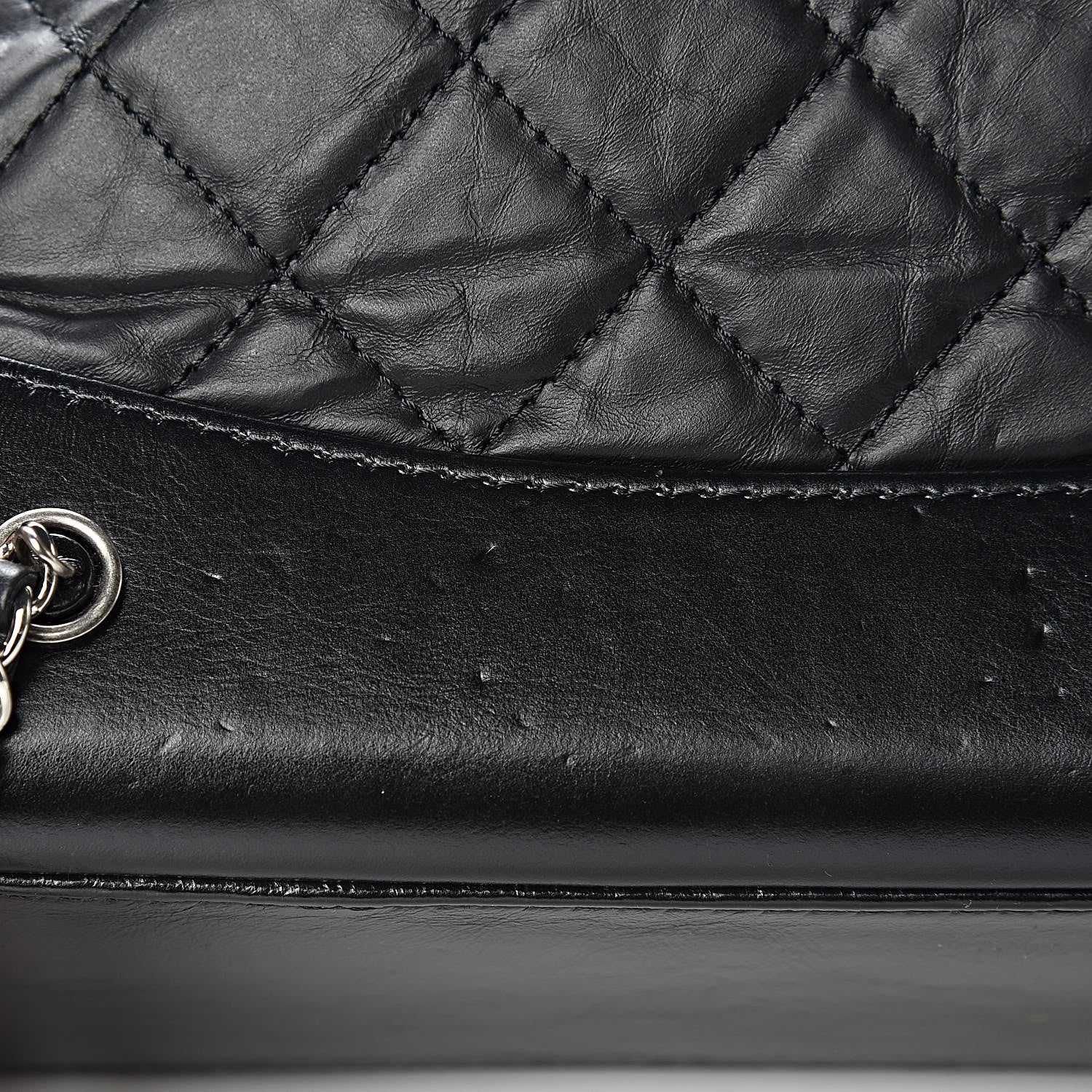 Chanel Aged Calfskin Quilted Gabrielle Backpack Black 10 of 13