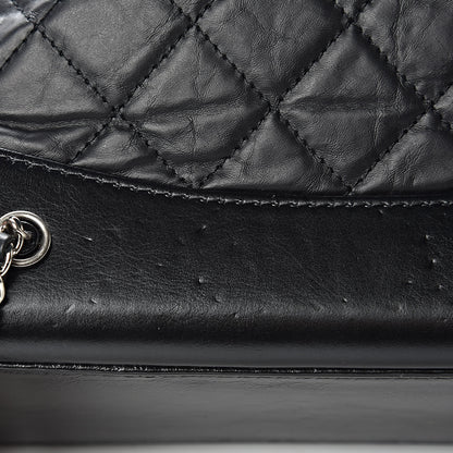 Chanel Aged Calfskin Quilted Gabrielle Backpack Black 10 of 13