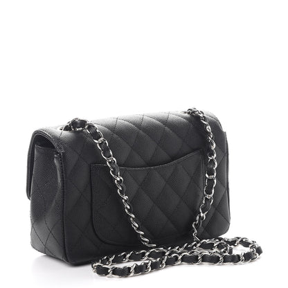 Chanel Caviar Quilted Mini Rectangular Flap Black 3 of 8