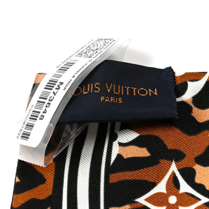 Louis Vuitton Silk Monogram Giant Jungle Bandeau Black 3 of 4