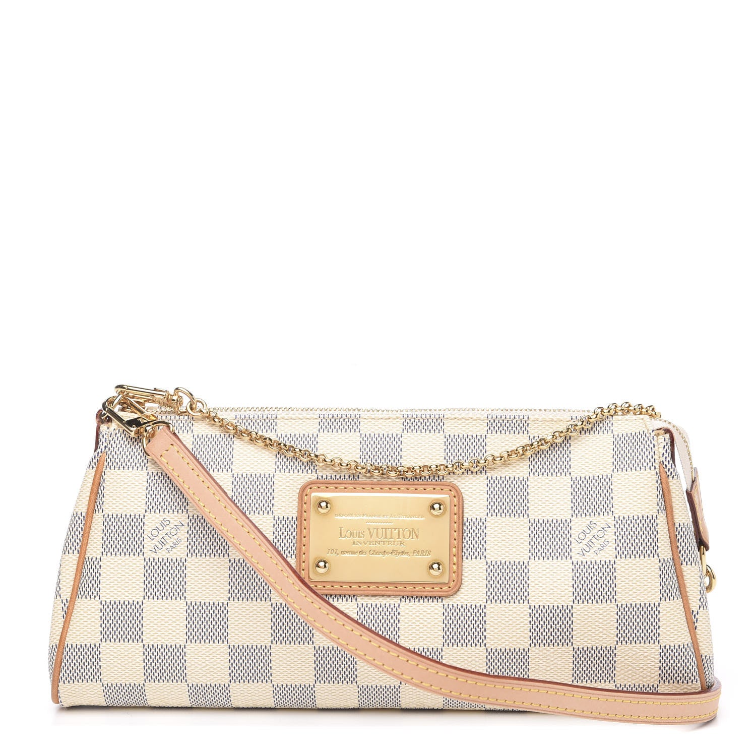 Louis Vuitton Damier Azur Eva Clutch 1 of 8