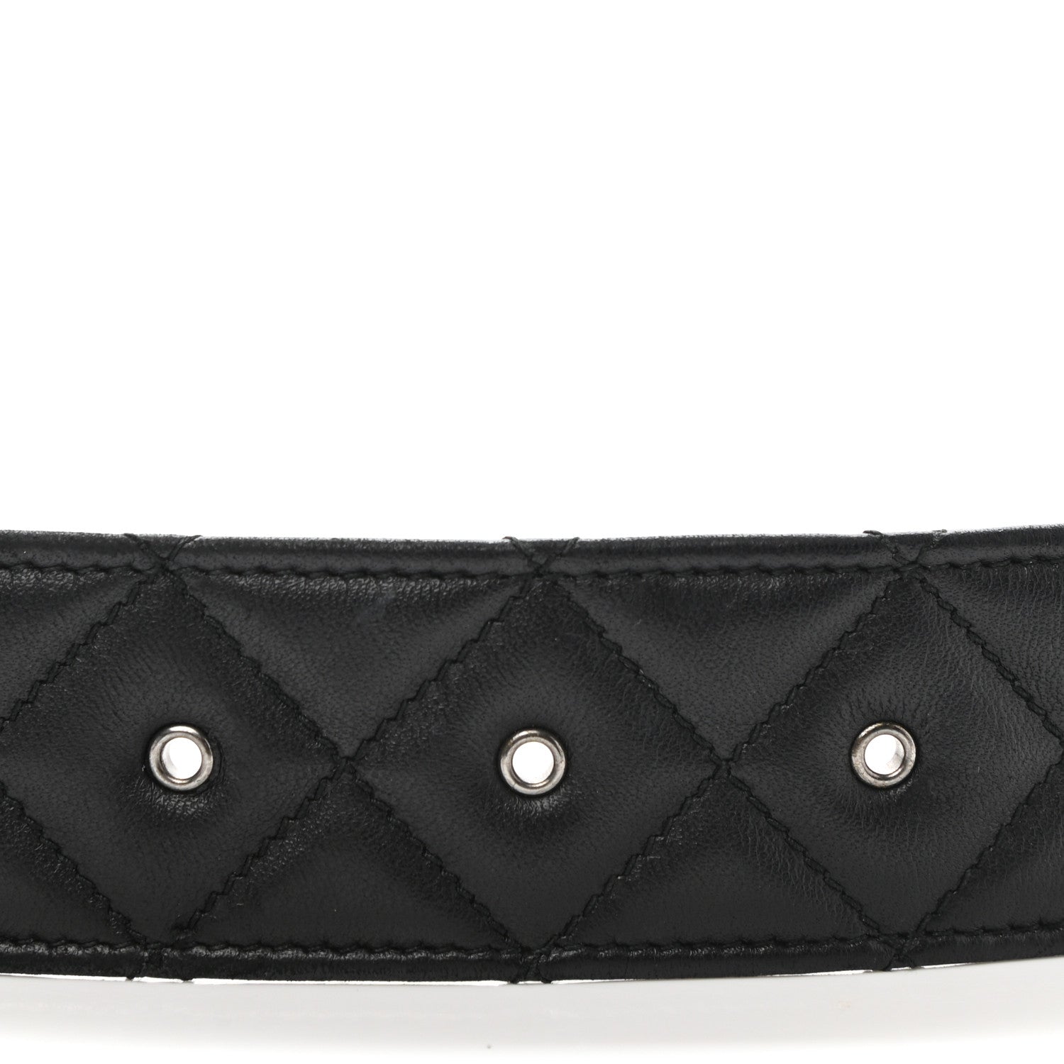 Chanel Lambskin Quilted CC Belt 70 28 Black 5 of 6
