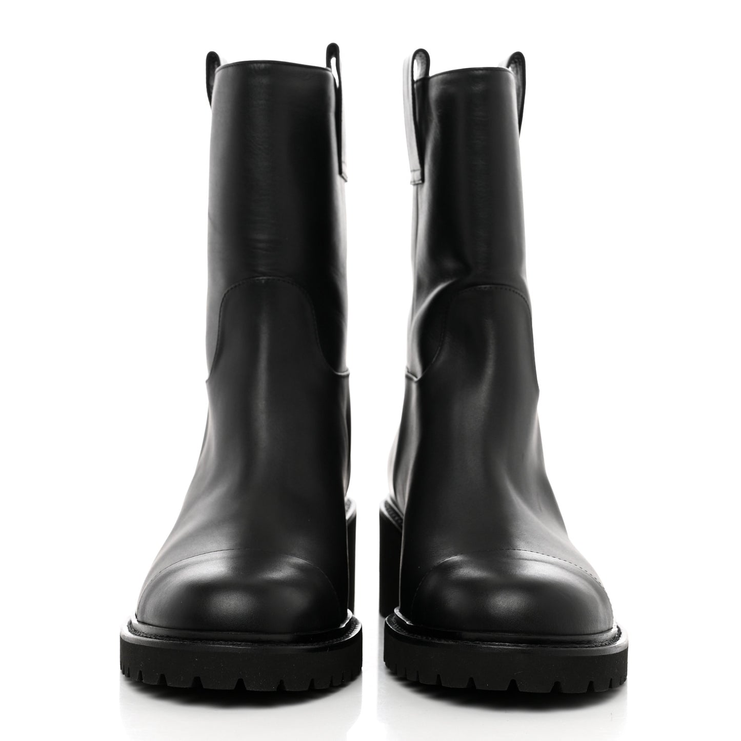 Calfskin CC Ankle Boots 39.5 Black