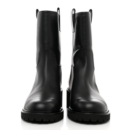 Chanel Calfskin CC Ankle Boots 39.5 Black 2 of 10