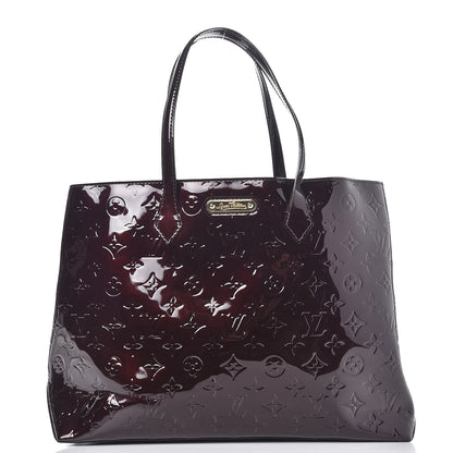 Louis Vuitton Vernis Wilshire MM Amarante 1 of 6