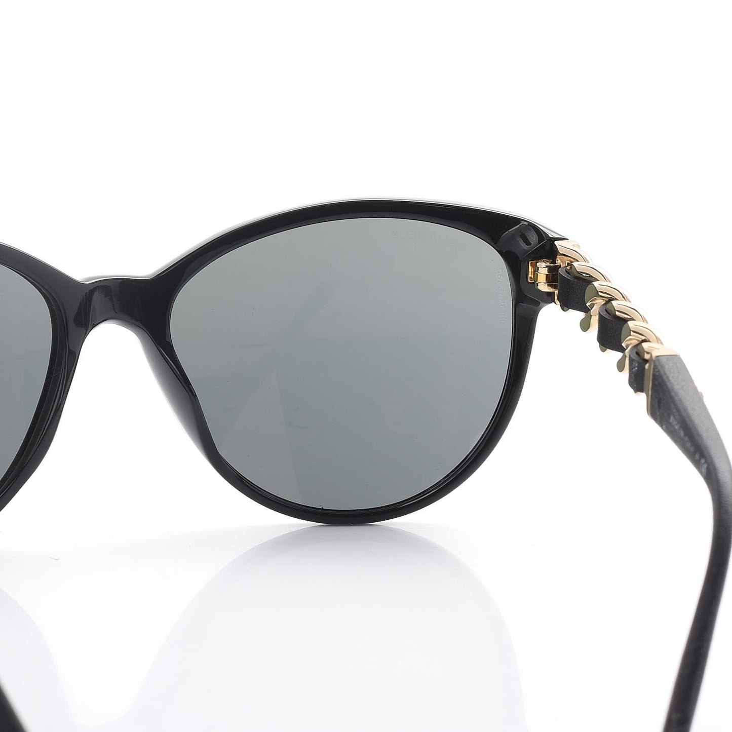 CC Chain Sunglasses 5215Q Black