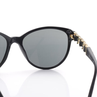 Chanel CC Chain Sunglasses 5215Q Black 9 of 10
