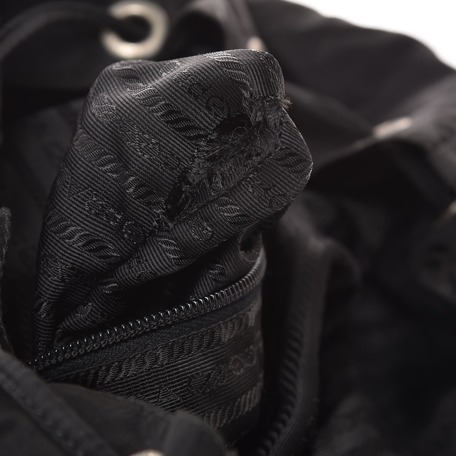 Prada Tessuto Nylon Vela Backpack Black 7 of 12