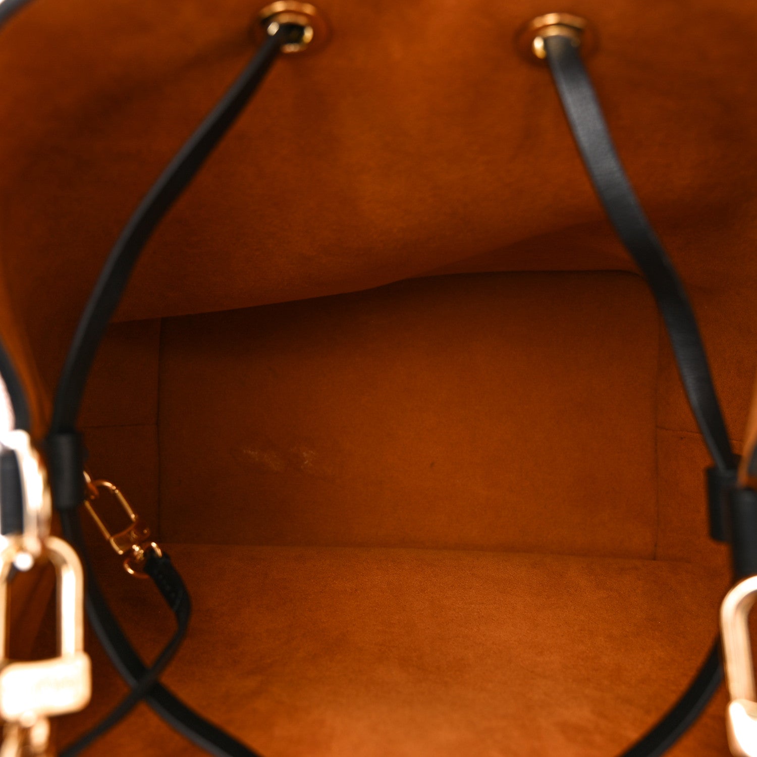 Louis Vuitton Empreinte Monogram Giant Crafty Neonoe MM Caramel Black 6 of 13