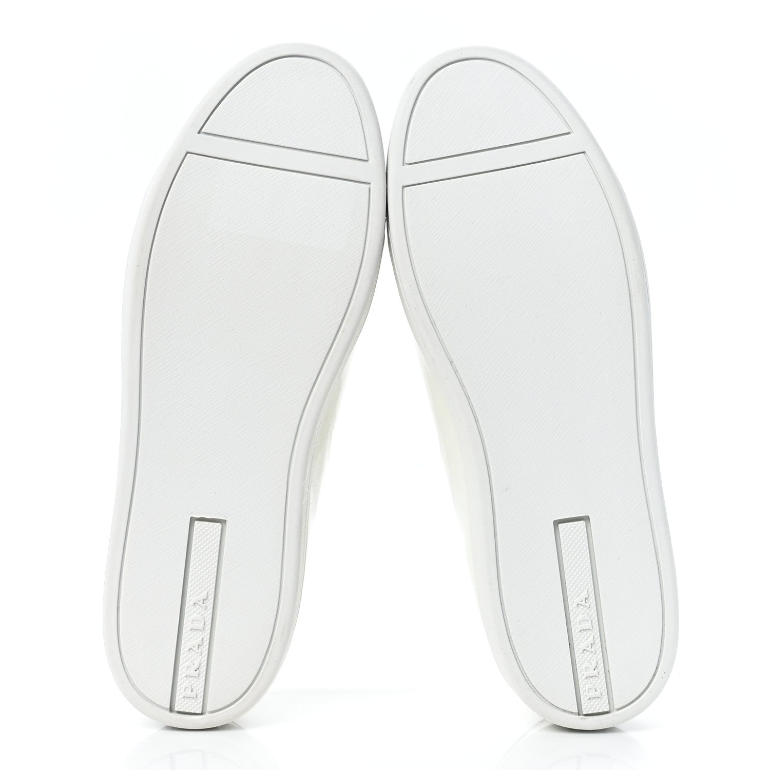Prada Calfskin Logo Sneakers 36 White 5 of 9