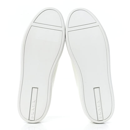 Prada Calfskin Logo Sneakers 36 White 5 of 9