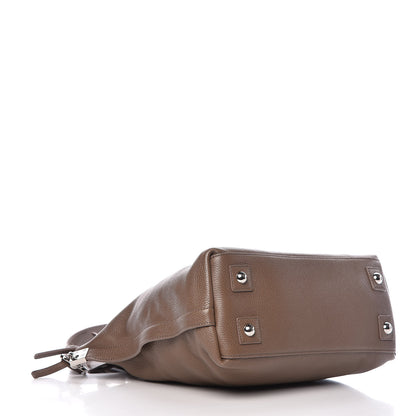 Mulberry Classic Grained Calfskin Small Alice Satchel Taupe 5 of 11