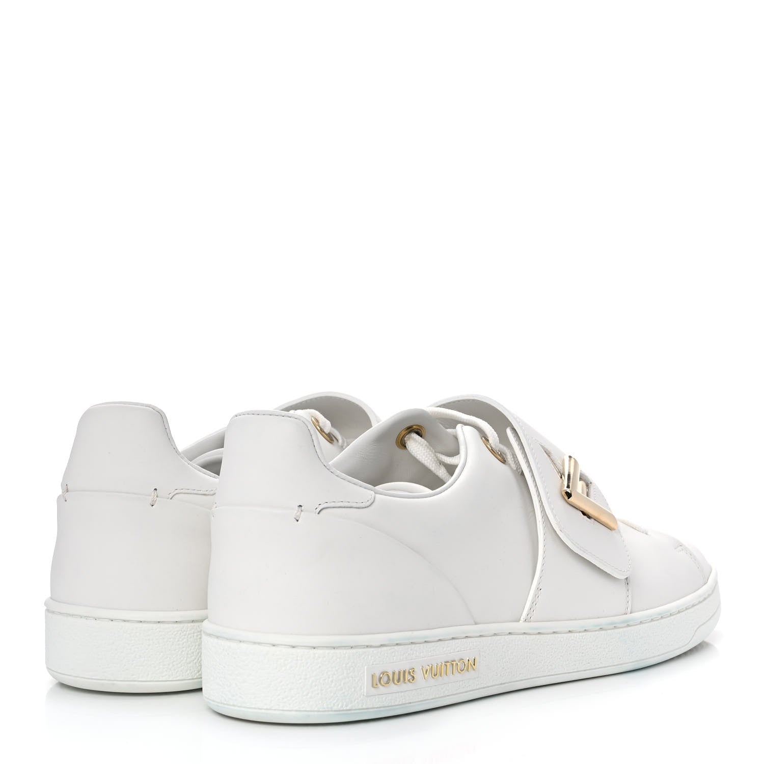Louis Vuitton Calfskin Front Row Sneaker 38 White 4 of 9