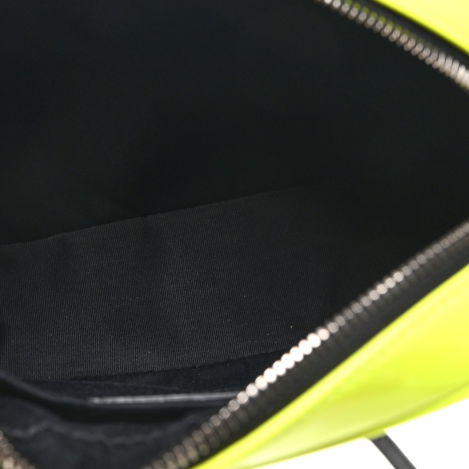 Saint Laurent Patent Calfskin Matelasse Monogram Lou Camera Bag Neon Yellow 5 of 10