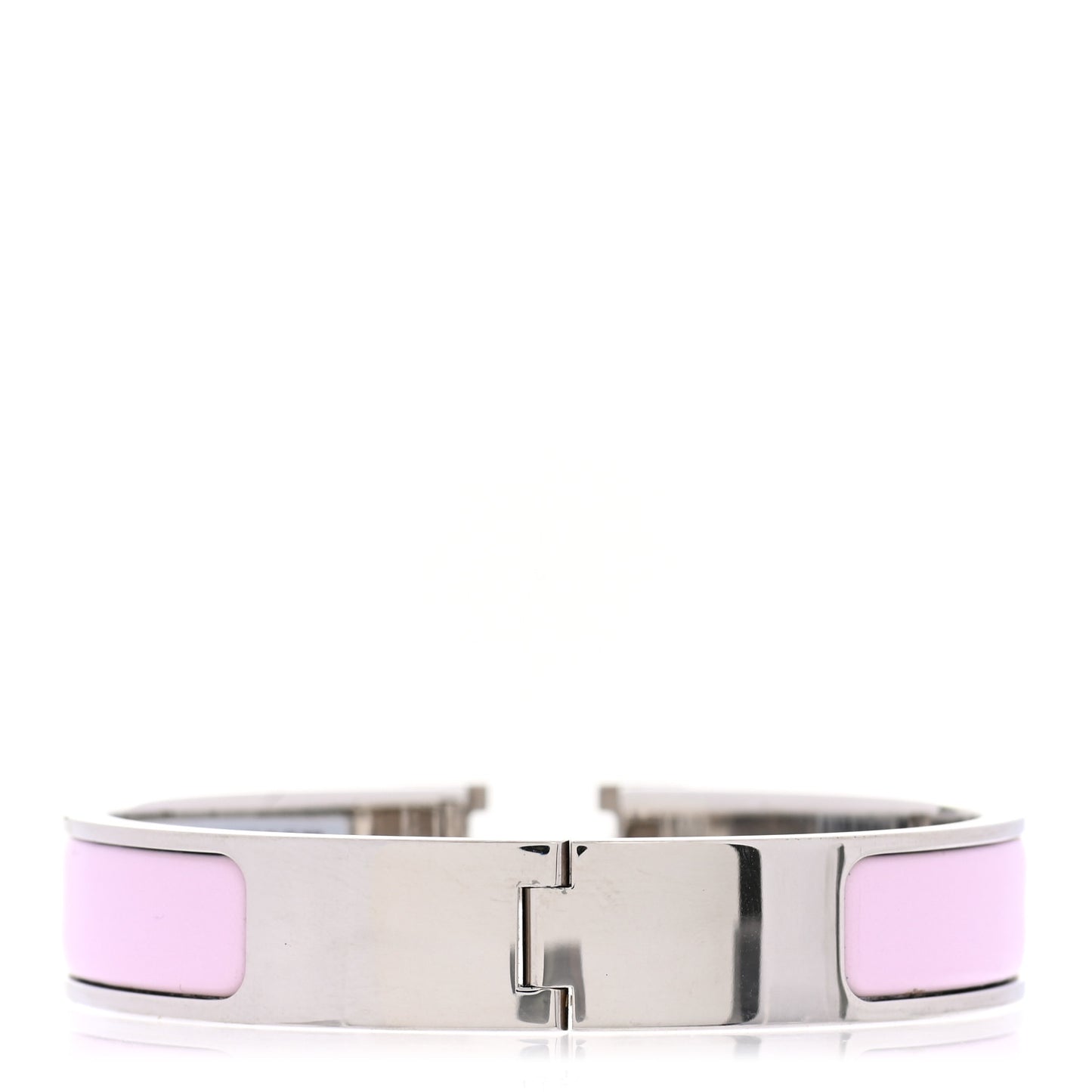 Enamel Narrow Clic Clac H Bracelet PM Rose Dragee