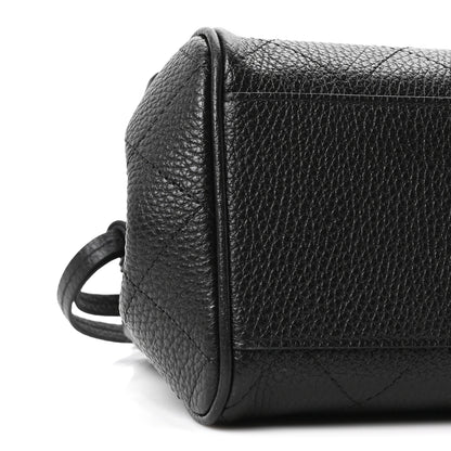Chanel Grained Calfskin Stitched Urban Essentials Small Shopping Bag Black 9 of 10
