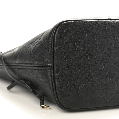 Louis Vuitton Empreinte Monogram Giant Neverfull MM Black 9 of 10