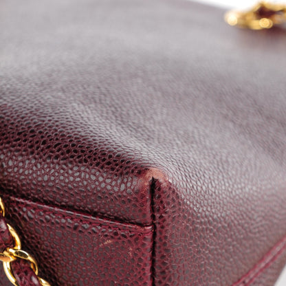 Chanel Caviar Shoulder Bag Bordeaux 11 of 12