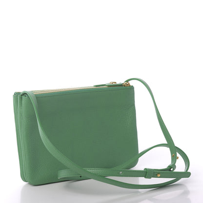 Celine Goatskin Small Trio Crossbody Bag Palm 2 of 8