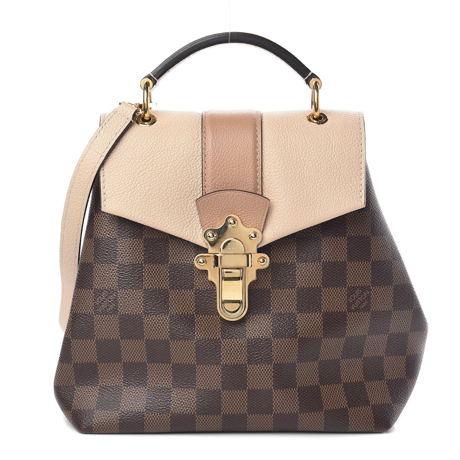 Louis Vuitton Damier Ebene Clapton Backpack Creme 1 of 9