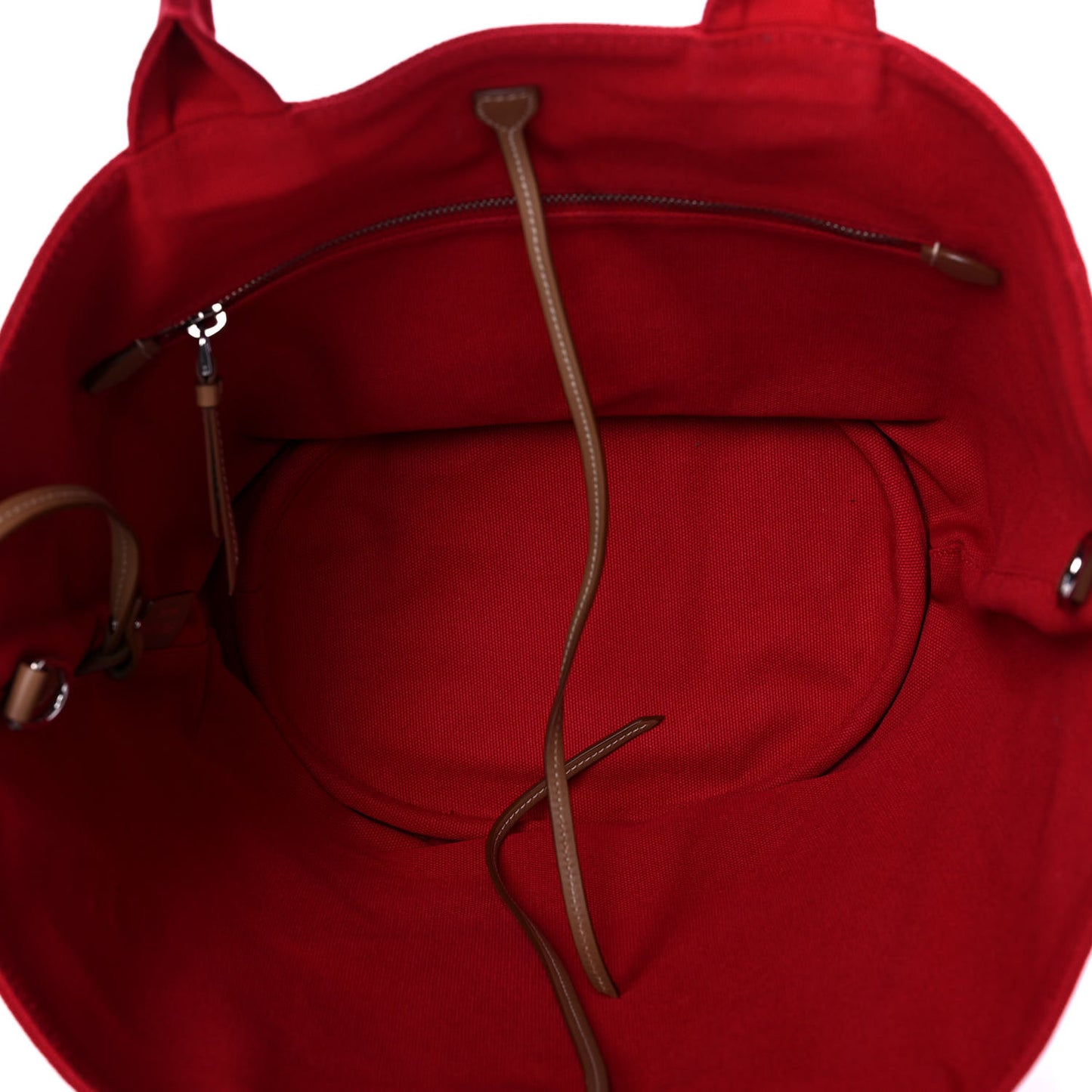 Canapa Logo Bucket Tote Rosso