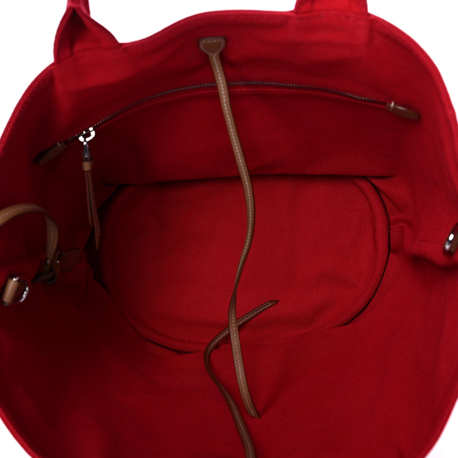 Prada Canapa Logo Bucket Tote Rosso 6 of 16