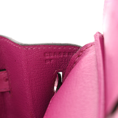 Hermes Ostrich Birkin 30 Rose Pourpre 7 of 13
