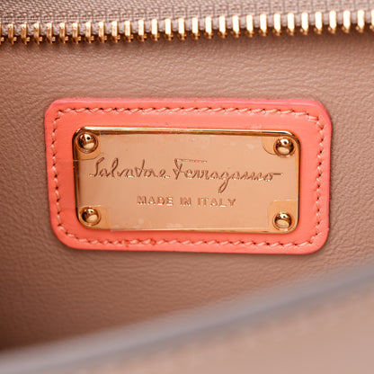 Salvatore Ferragamo Calfskin Sofia Shoulder Bag Multicolor 6 of 14