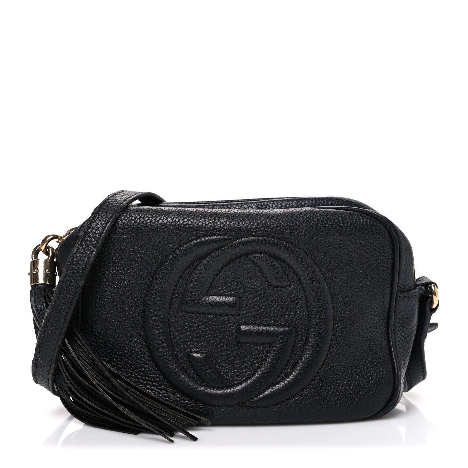 Gucci Pebbled Calfskin Small Soho Disco Bag Black 1 of 12