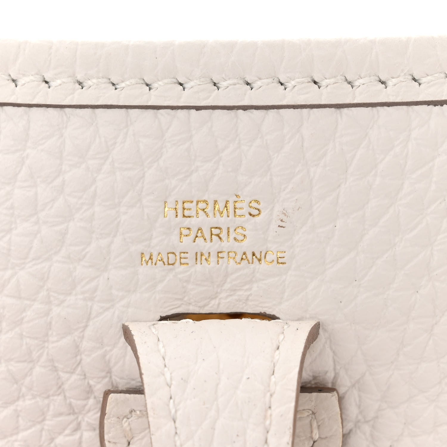 Hermes Taurillon Clemence Amazone Evelyne TPM Gris Pale 6 of 11