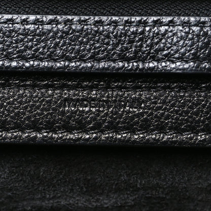 Celine Supple Shiny Lambskin Medium Smiling New Luggage Black 7 of 10