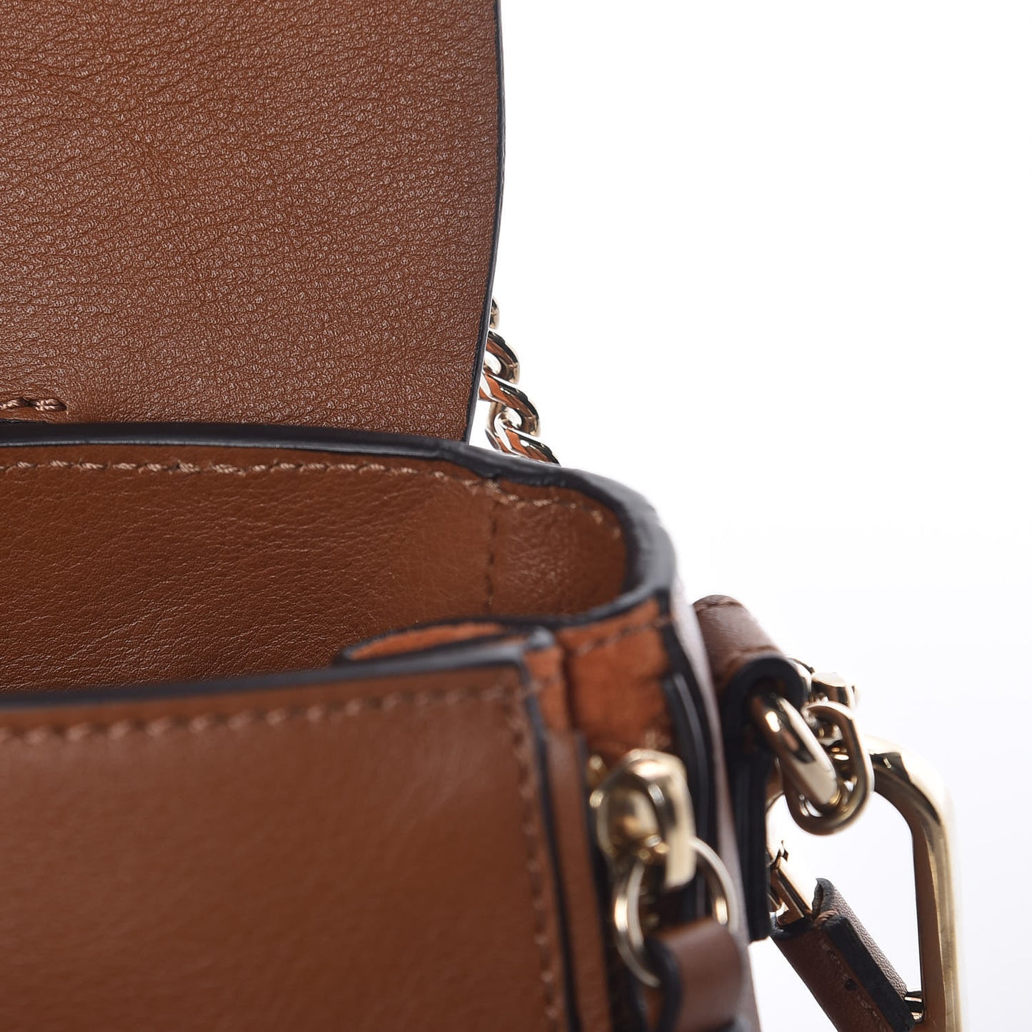 Suede Calfskin Mini Faye Backpack Tan