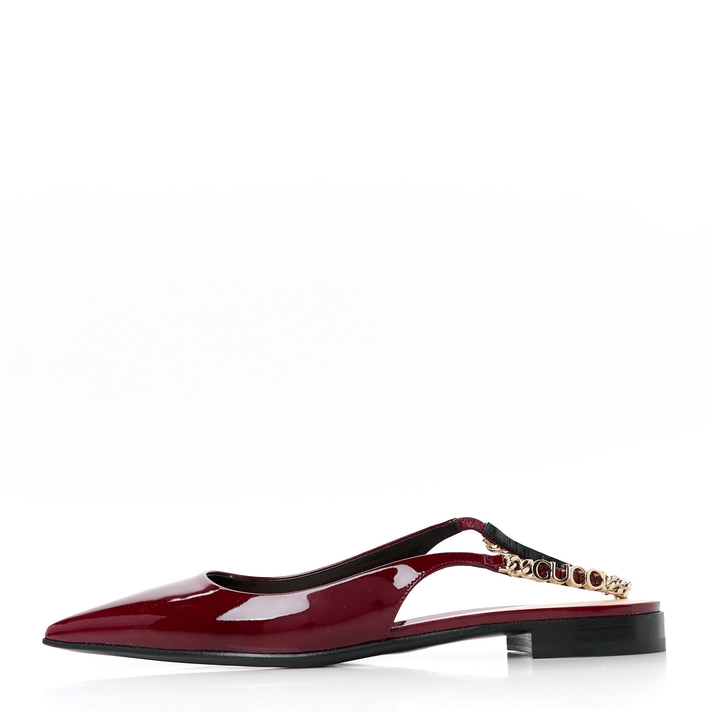 Patent Signoria Ballet Slingback Ballet Flat 36.5 Rosso Ancora