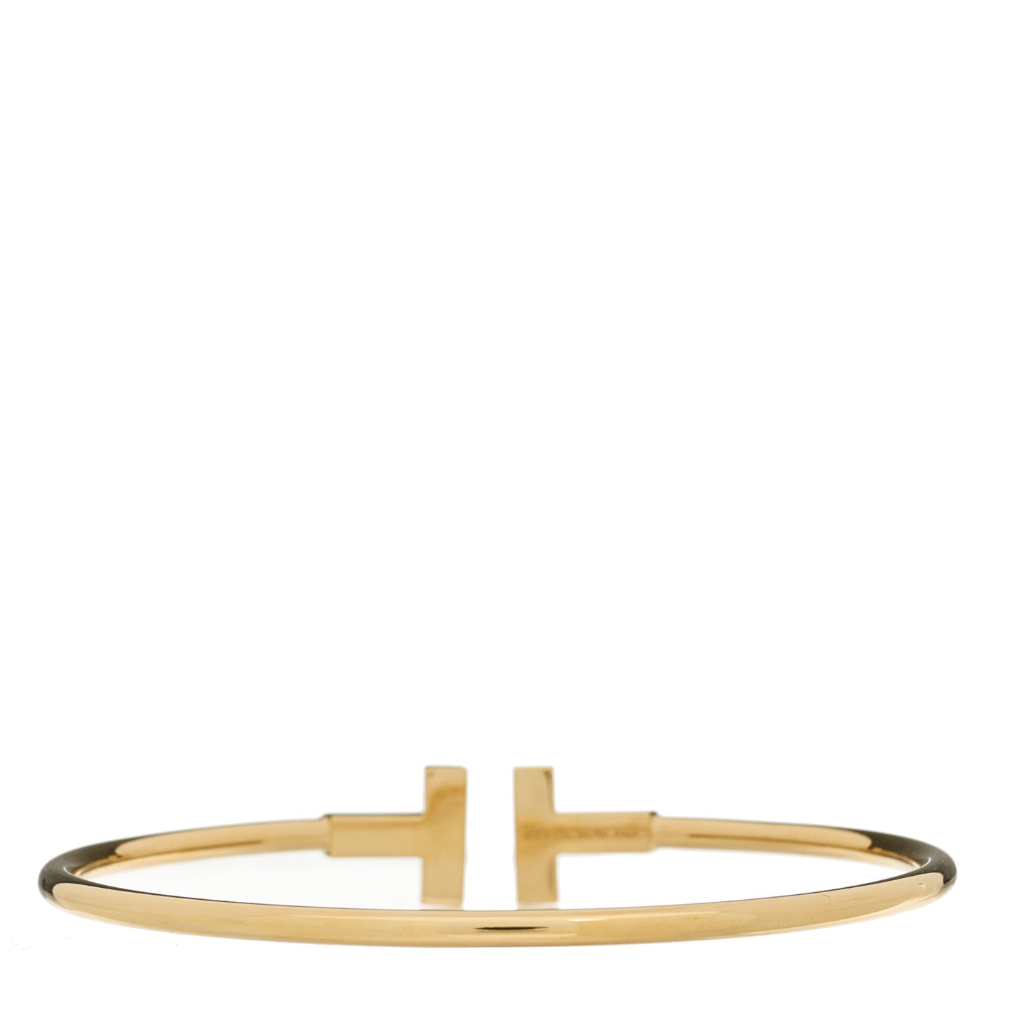 18K Yellow Gold T Wire Bracelet