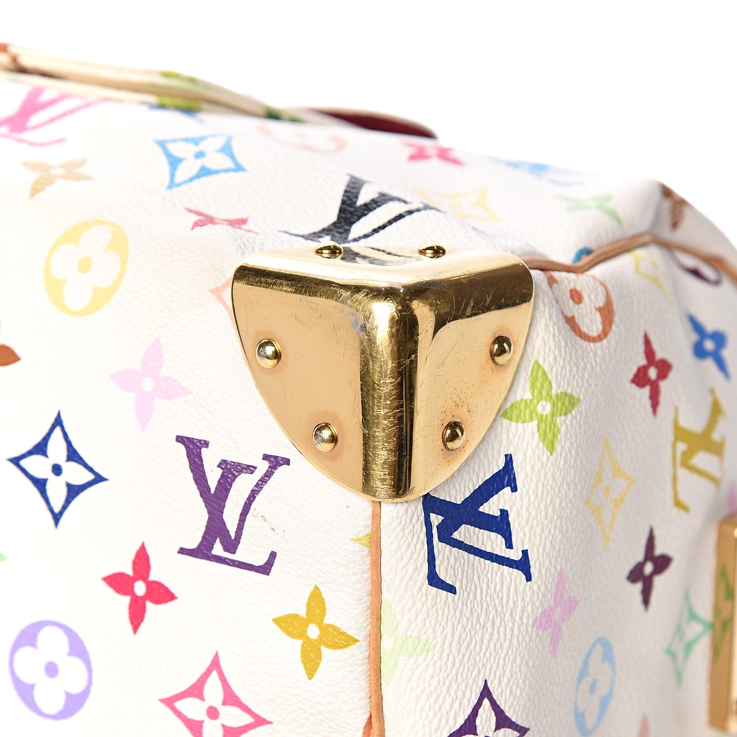 Louis Vuitton Monogram Multicolor Speedy 30 White 8 of 13