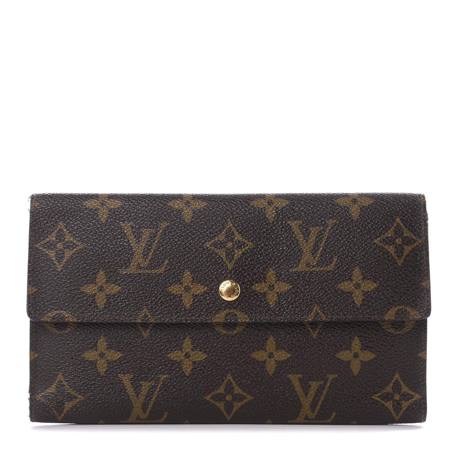 Louis Vuitton Monogram Porte Tresor International Wallet 1 of 8