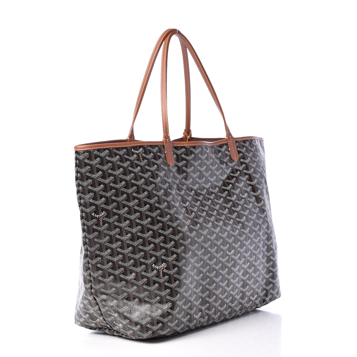 Goyard Goyardine Saint Louis GM Black Gold 4 of 13