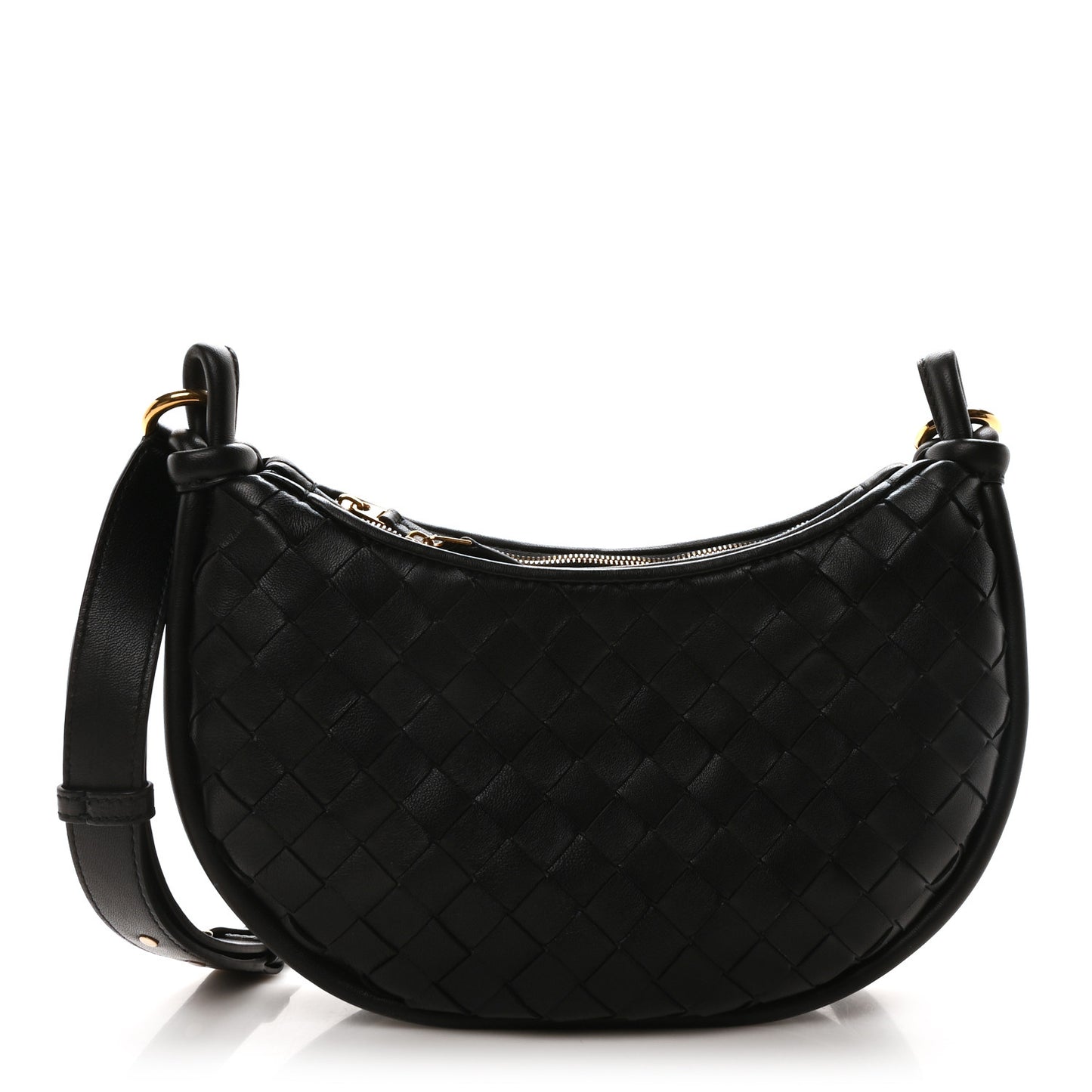 Nappa Intrecciato Small Gemelli Multipocket Bag Black