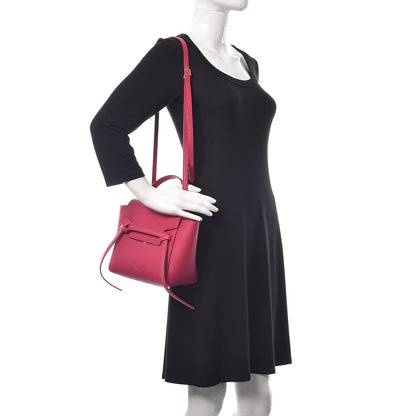 Celine Grained Calfskin Nano Belt Bag Pink 2 of 9