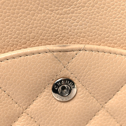 Chanel Caviar Quilted Jumbo Double Flap Beige Clair 13 of 13