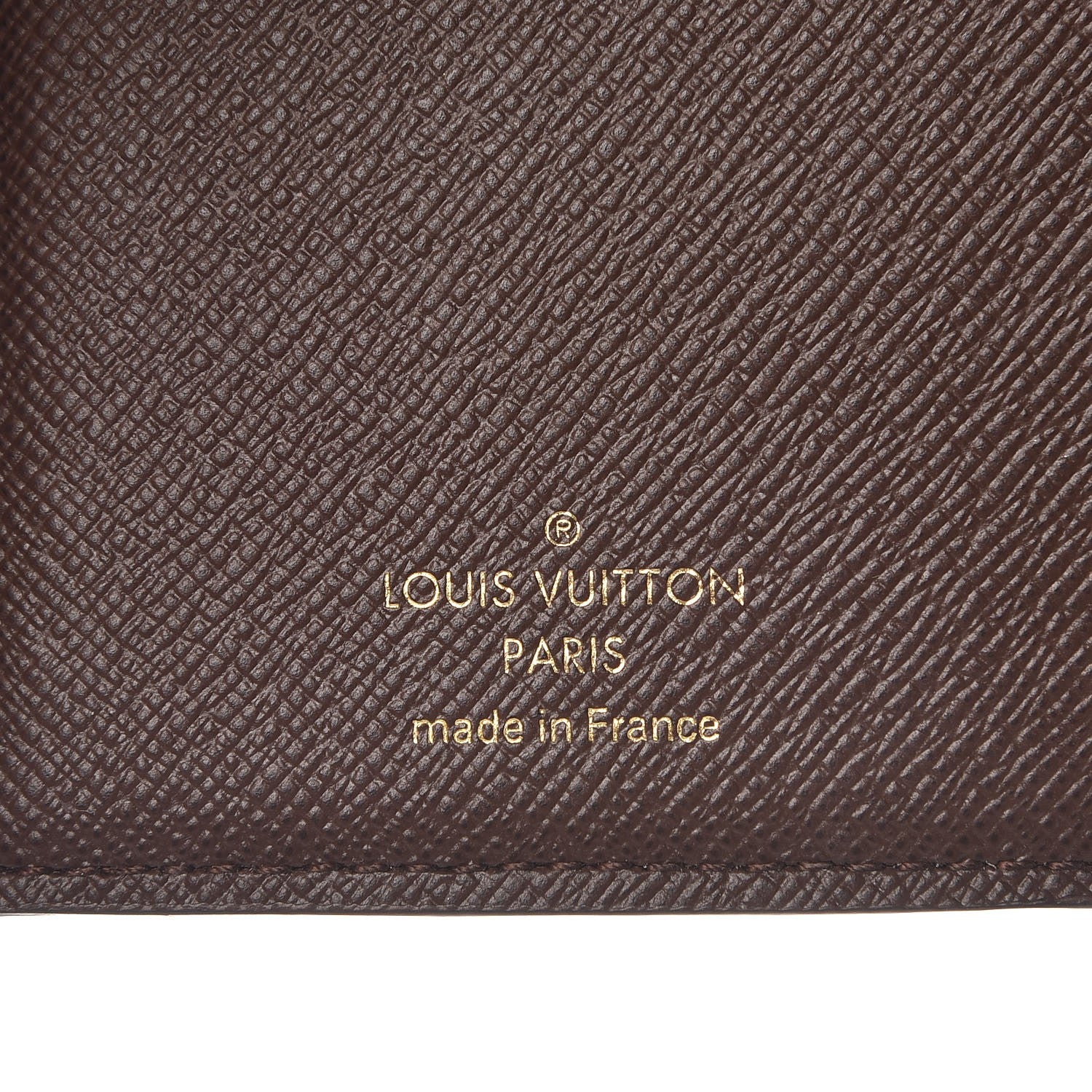 Louis Vuitton Damier Ebene Normandy Compact Wallet Black 6 of 7