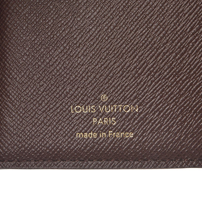 Louis Vuitton Damier Ebene Normandy Compact Wallet Black 6 of 7