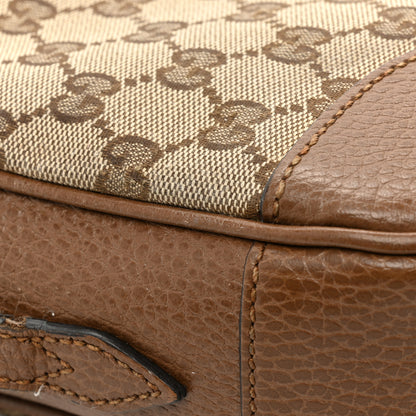Gucci Monogram Mini Bree Messenger Bag Beige Tabacco 16 of 21