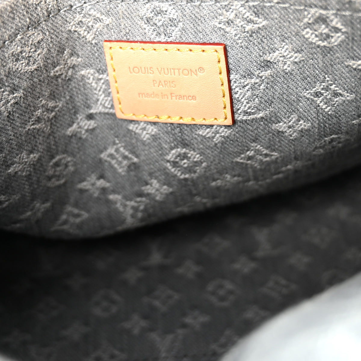 Louis Vuitton Monogram Denim Speedy Soft 30 Washed Gray 6 of 10