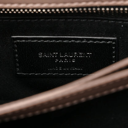 Saint Laurent Calfskin Y Quilted Monogram Toy Loulou Crossbody Bag Mink 6 of 12