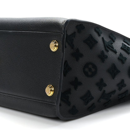 Louis Vuitton Calfskin Monogram Tufting On My Side Black 8 of 9