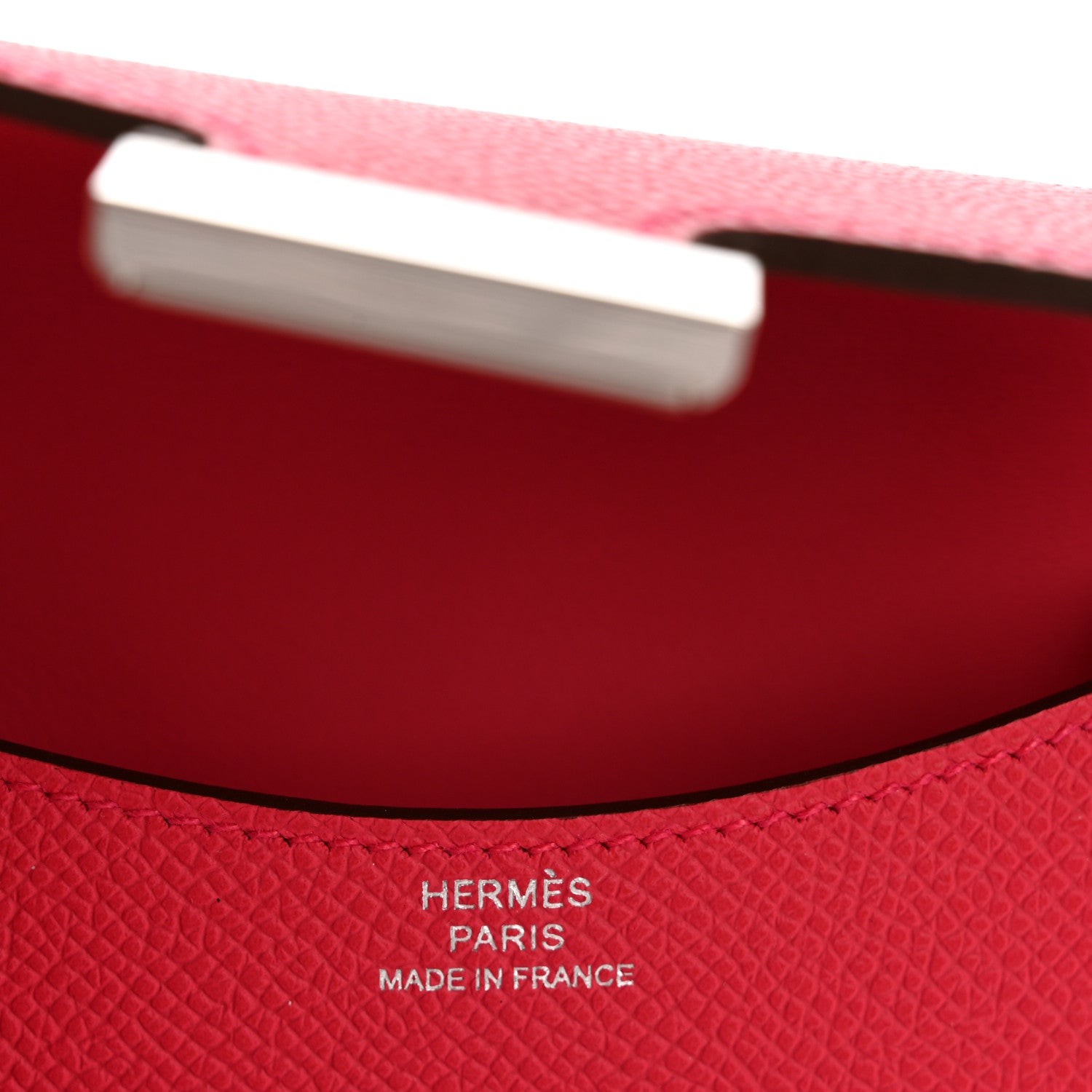 Hermes Epsom Constance Slim Wallet Rose Extreme 7 of 11