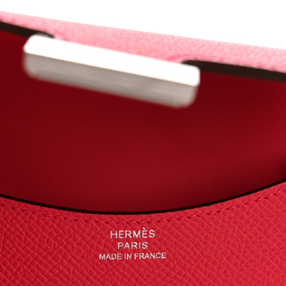 Hermes Epsom Constance Slim Wallet Rose Extreme 7 of 11