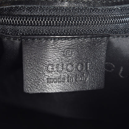 Gucci Calfskin Bamboo Top Handle Bag Black 6 of 11